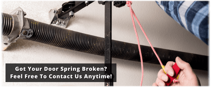 Broken Garage Door Spring Tomball